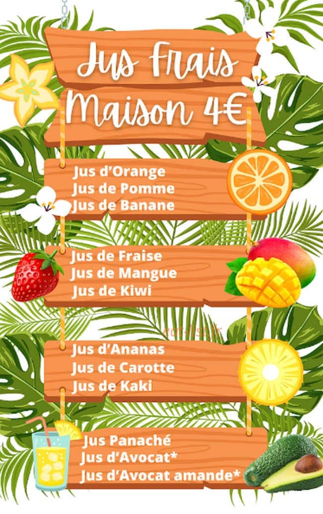 Batbout's — carte page 4