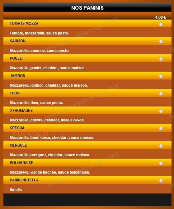 Best Crepe — carte page 8