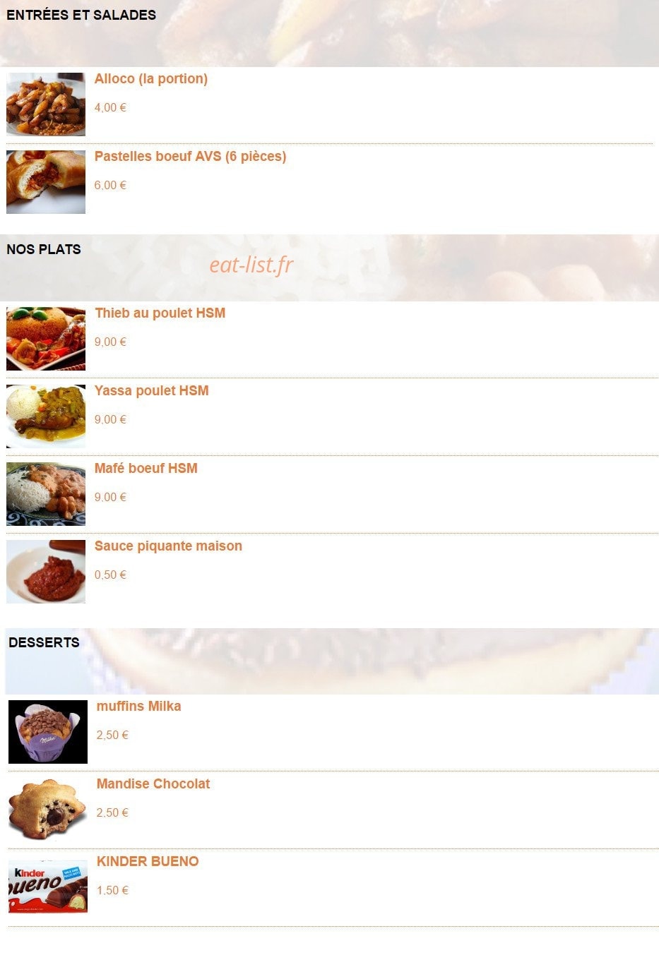 Class'Afrik — carte page 1