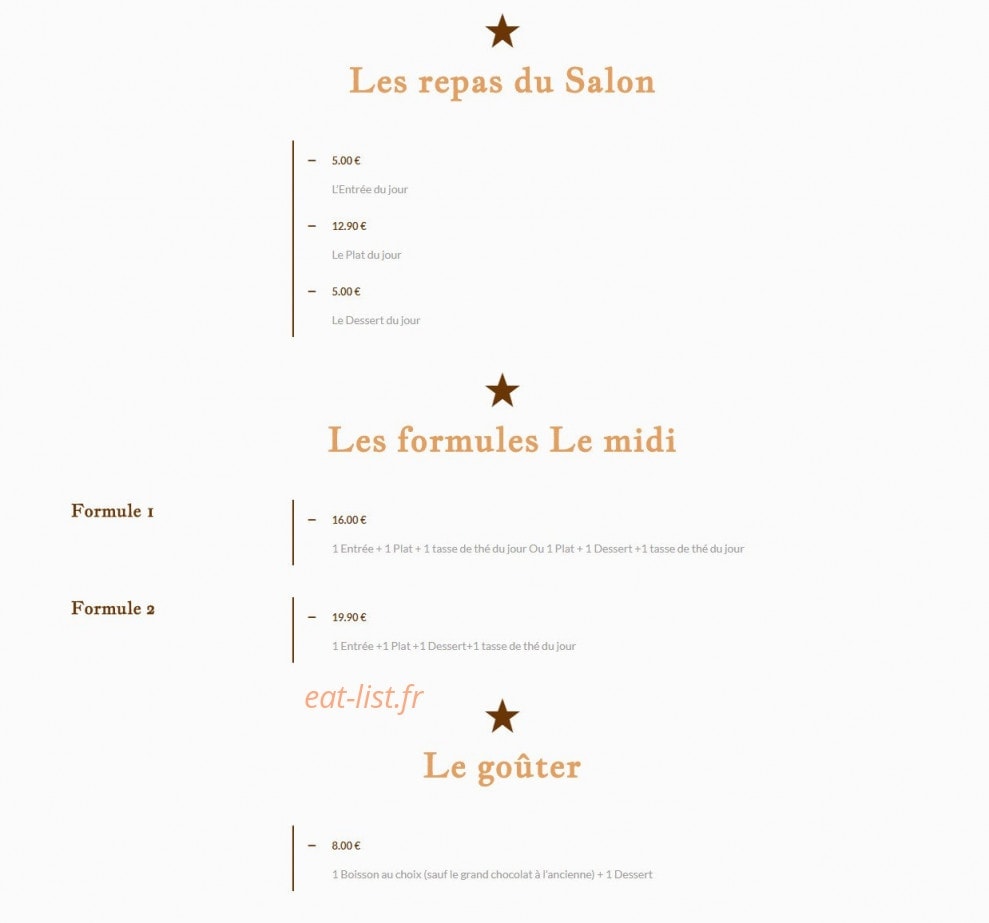 Et Pata tea & Pata tarte — carte page 1