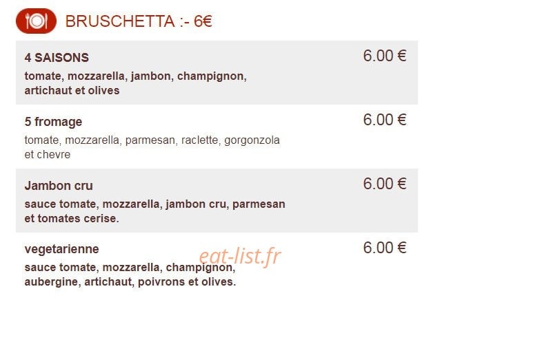 F et L Burger — carte page 2