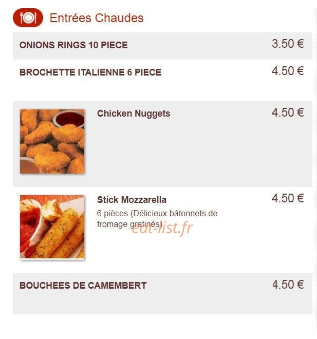 F et L Burger — carte page 6