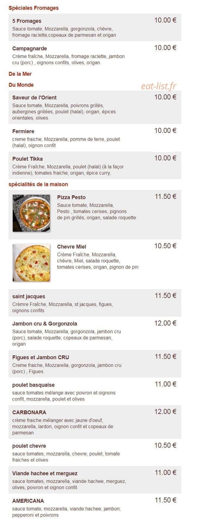 F et L Burger — carte page 8