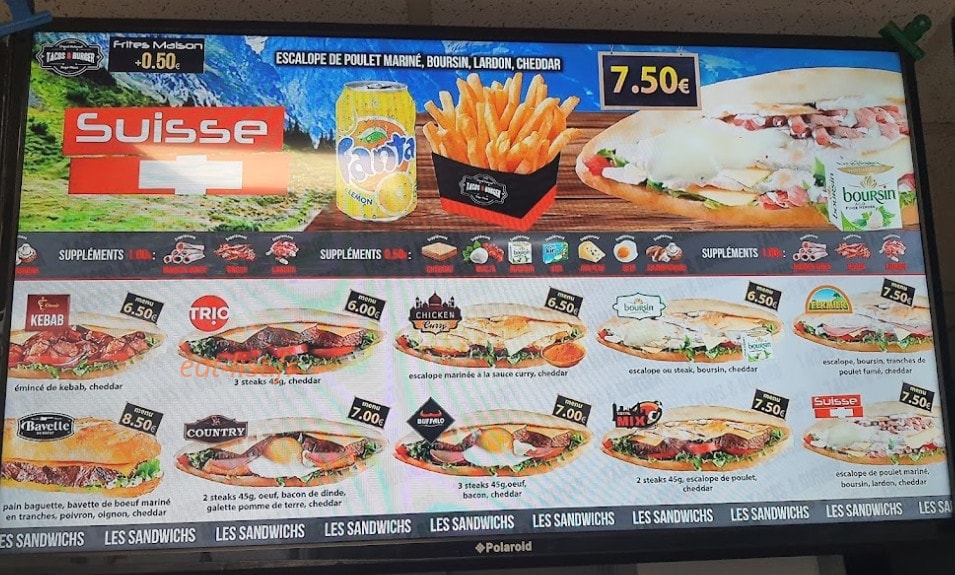 King Fries — carte page 4