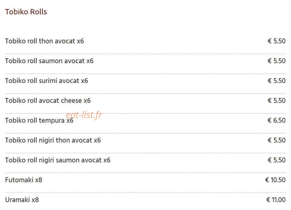 Kyoto Sakura II — carte page 15