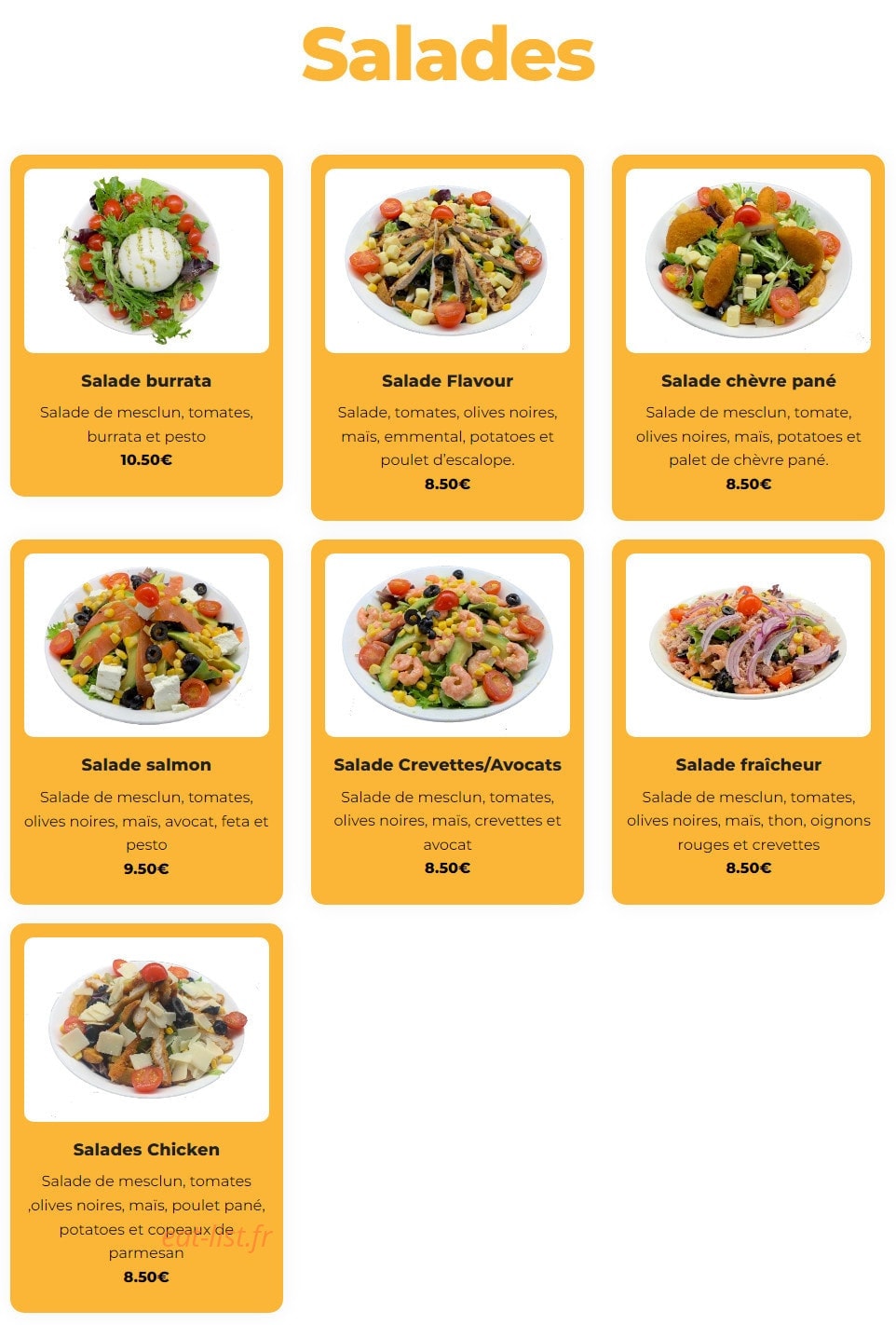 Le Flavour — carte page 2