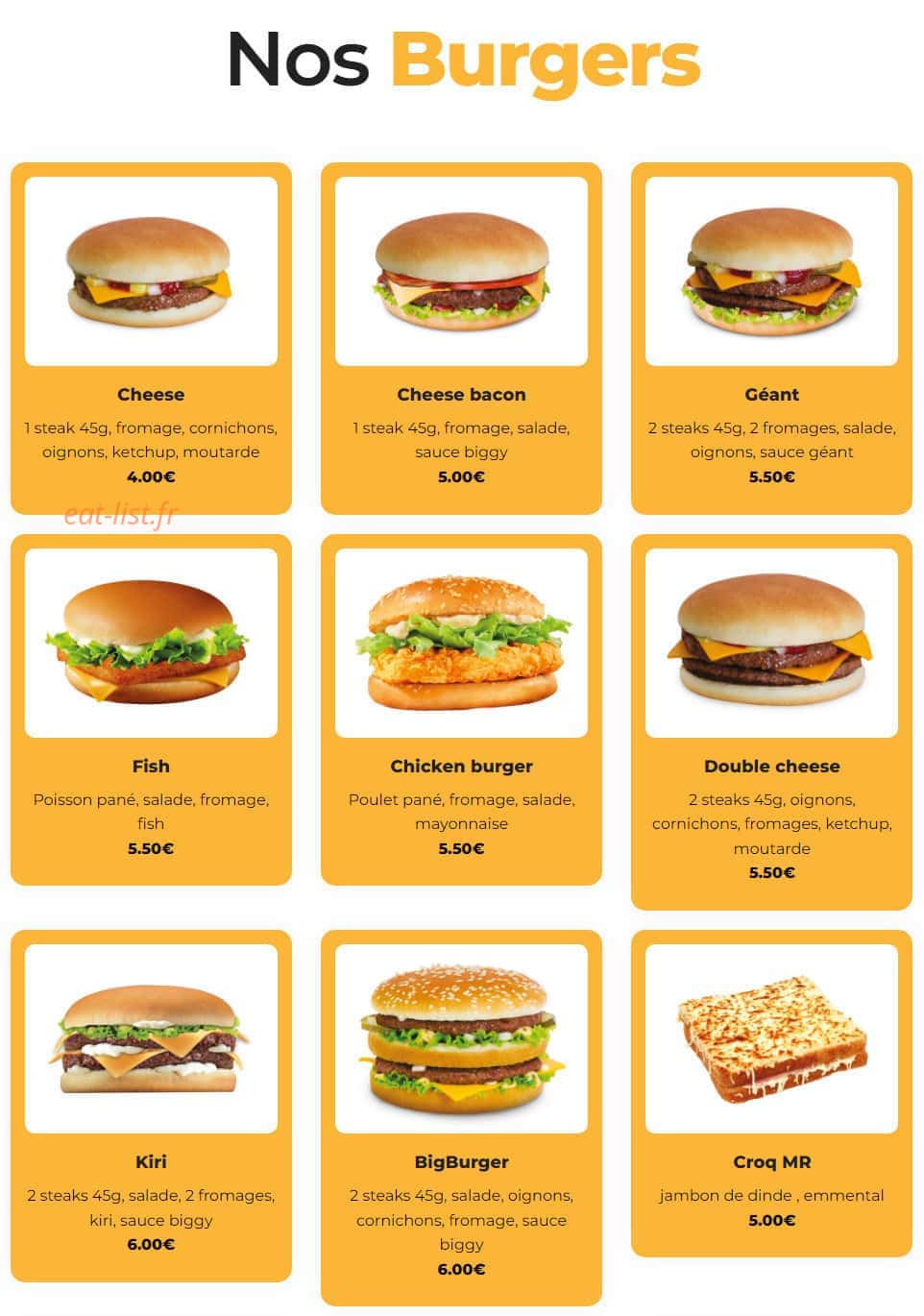 Le Flavour — carte page 5
