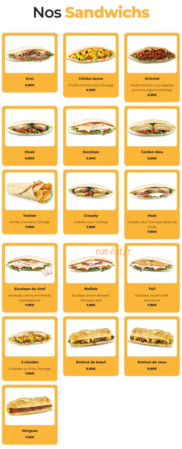 Le Flavour — carte page 4