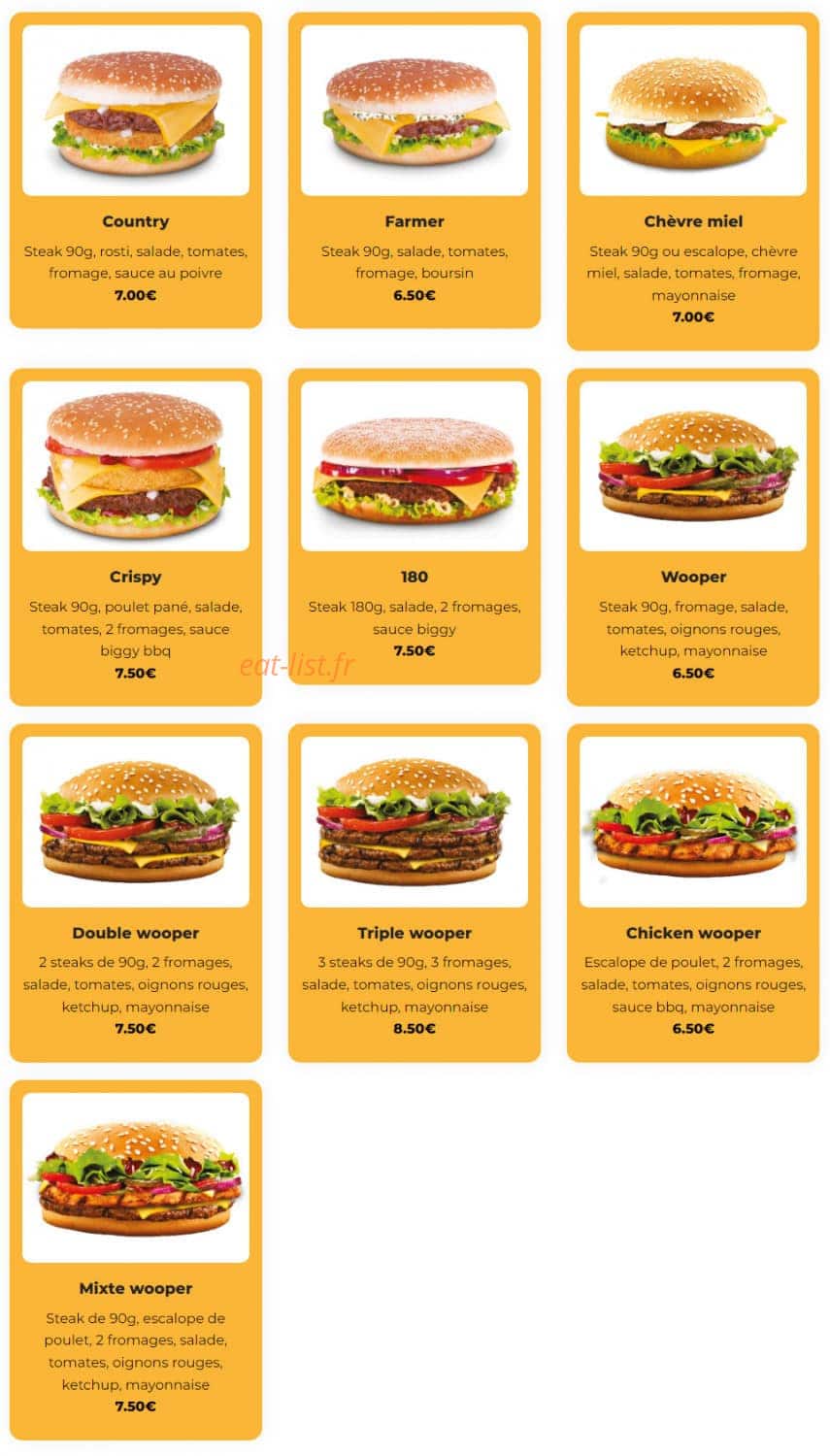 Le Flavour — carte page 6