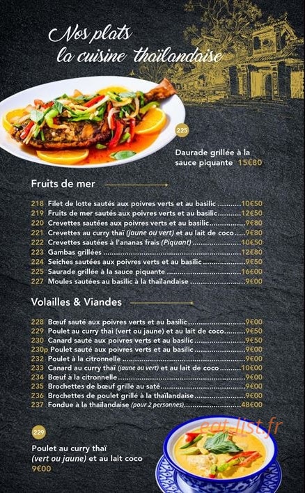 Le Jardin de Bambou — carte page 5