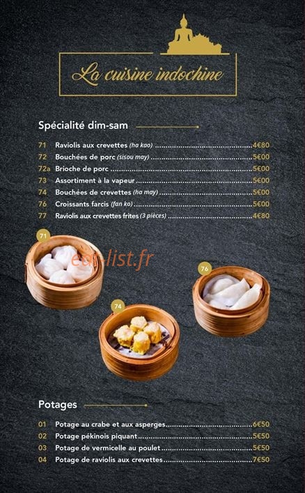 Le Jardin de Bambou — carte page 3