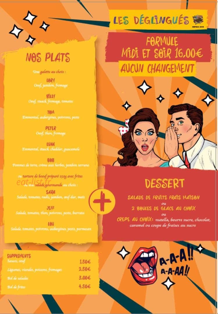 Les Déglingués — carte page 2
