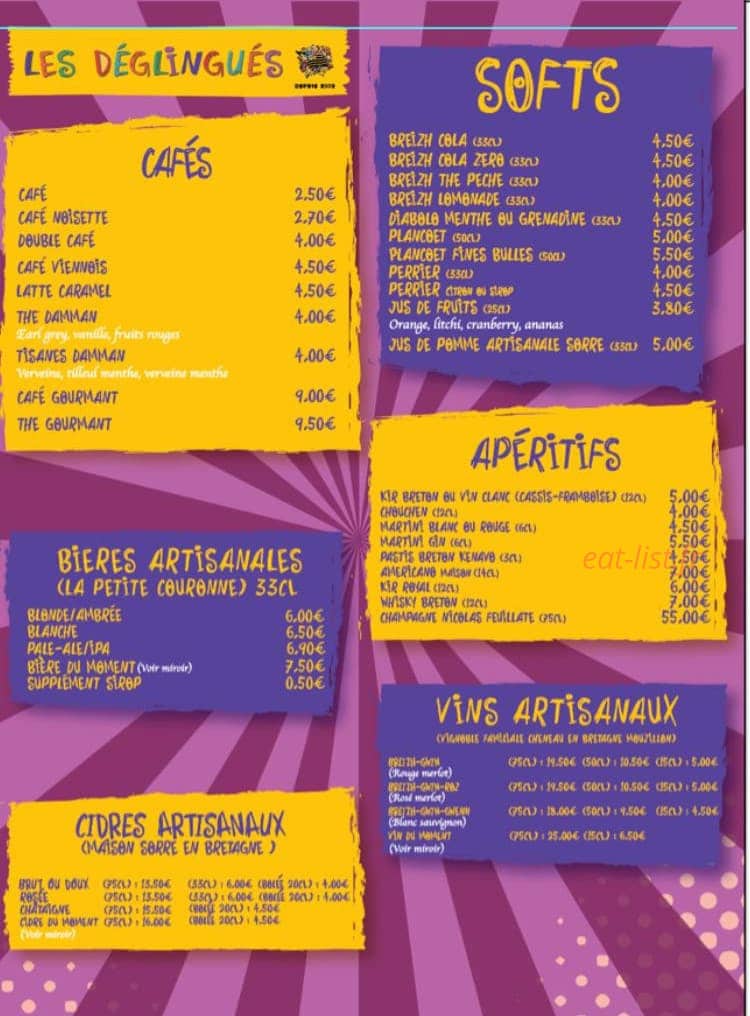 Les Déglingués — carte page 5