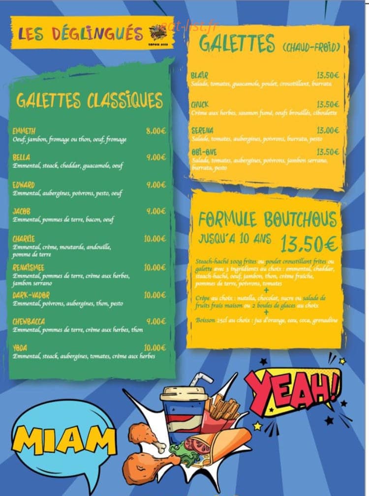 Les Déglingués — carte page 3