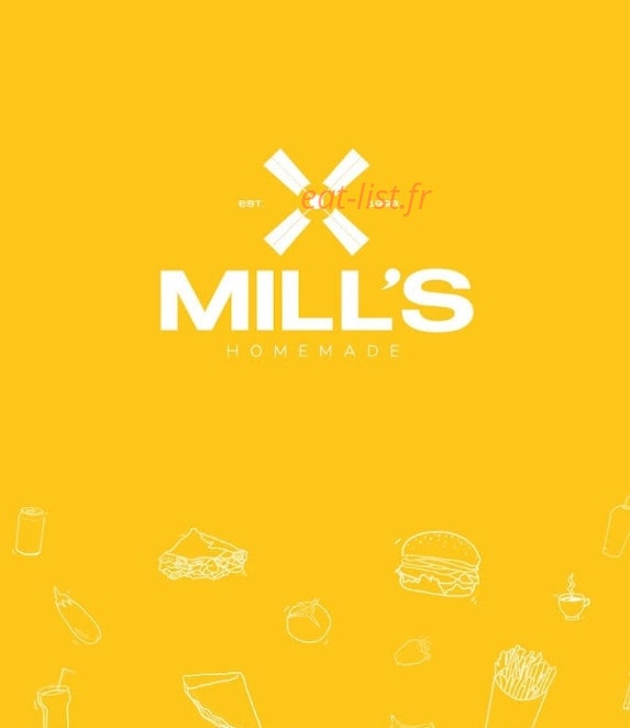 Mill's Crêpes — carte page 1