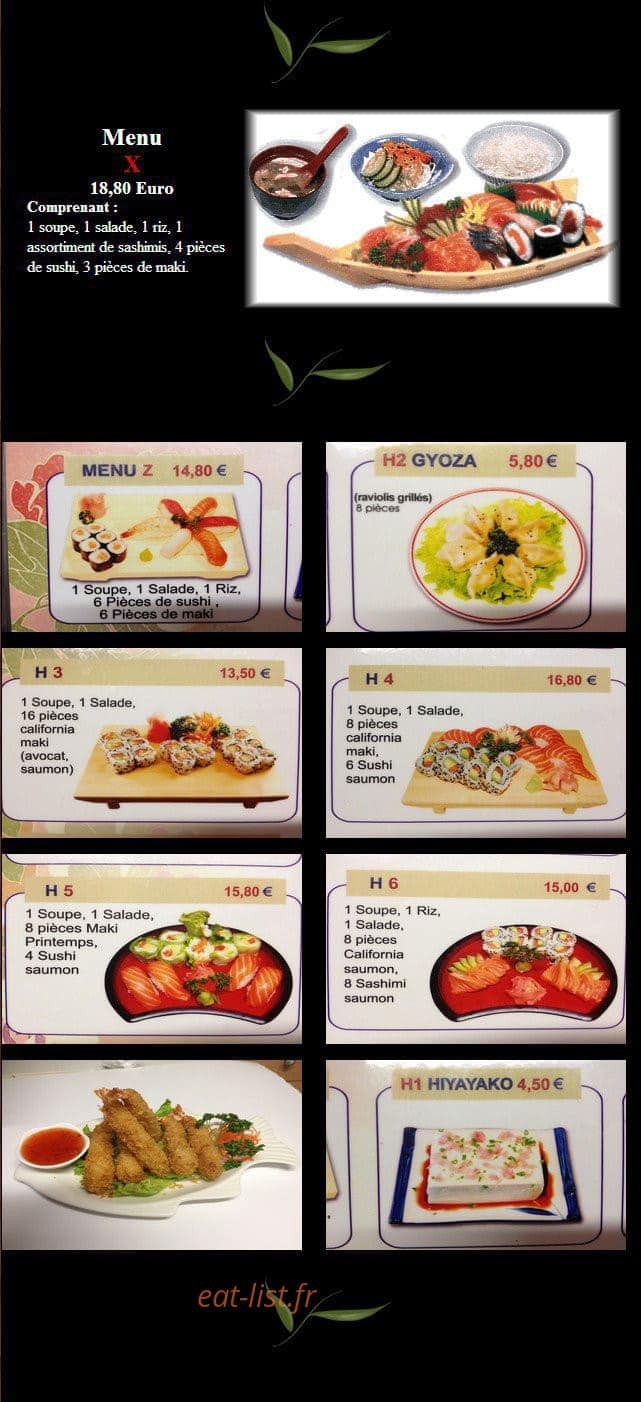 Oishi sushi — carte page 5