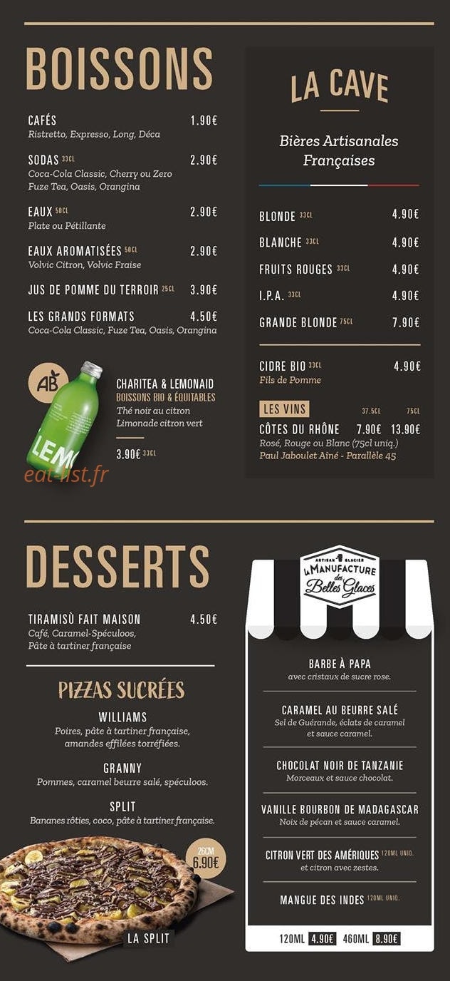 Pizza Cosy — carte page 5