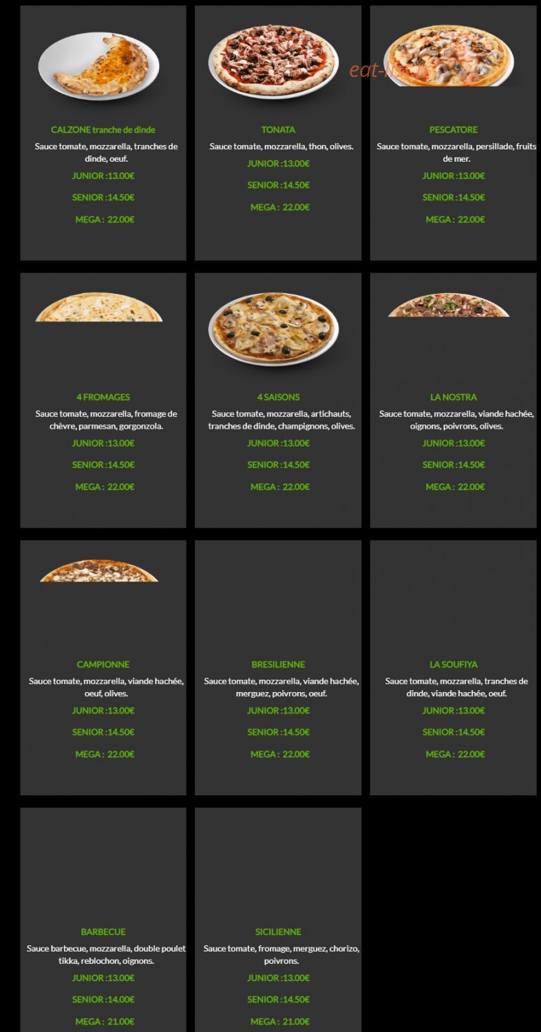 Pizza Nostra — carte page 3