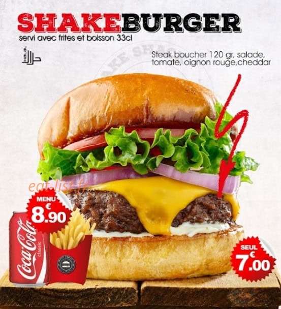 Shake Shake — carte page 2