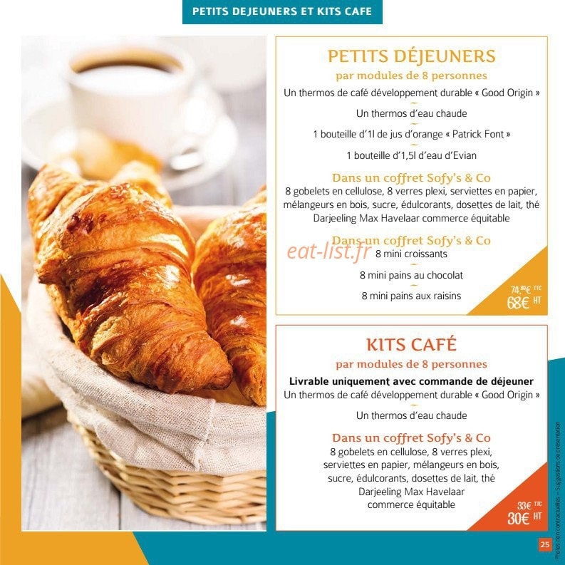 Sofy's & co — carte page 19