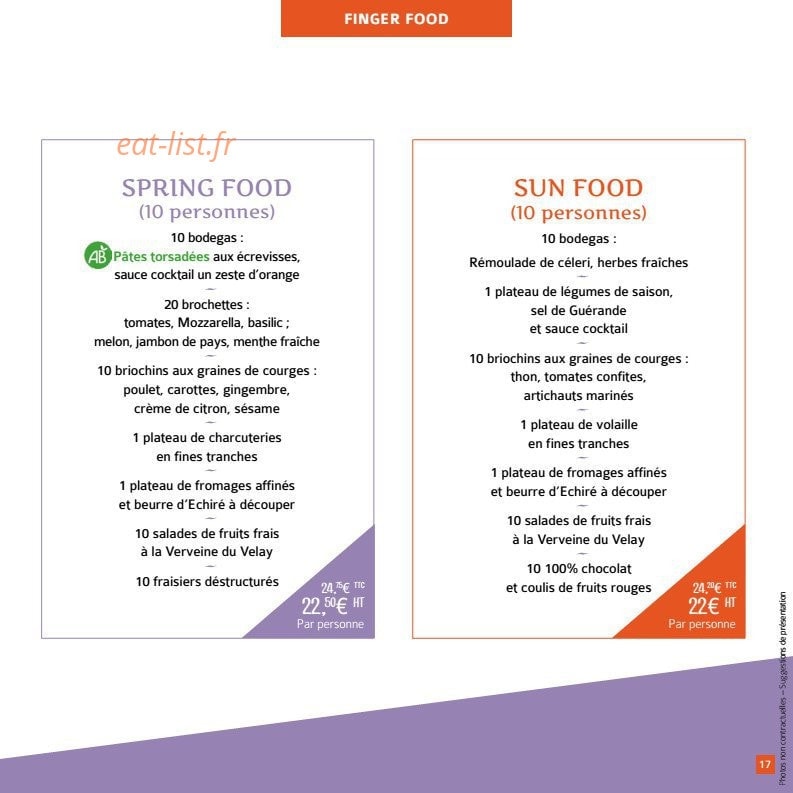 Sofy's & co — carte page 12