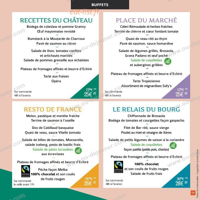 Sofy's & co — carte page 9