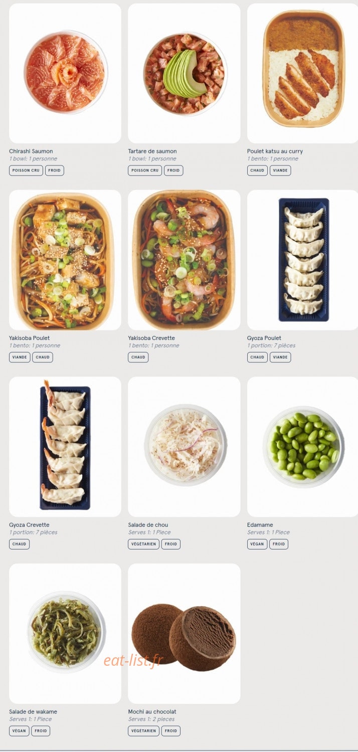 Sushi Daily — carte page 4