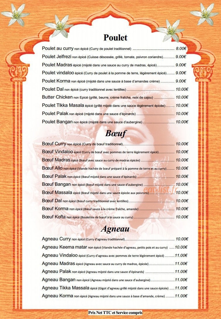 Tajmahal — carte page 16