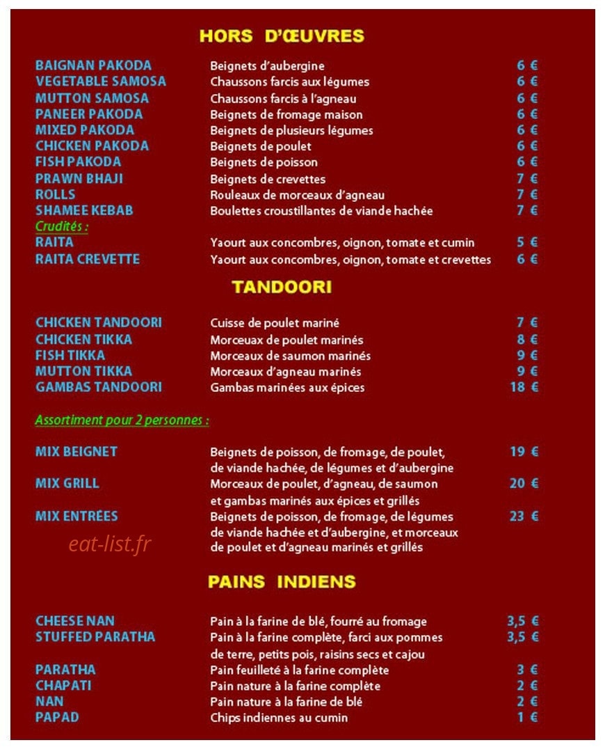 Vinobah — carte page 2