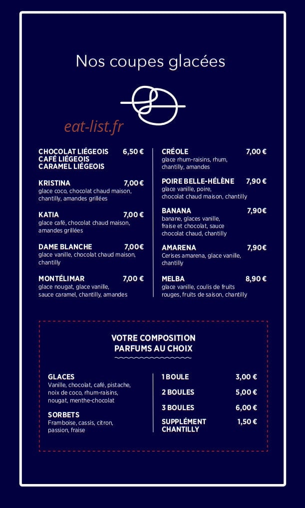 A la crêpe Marine — carte page 8