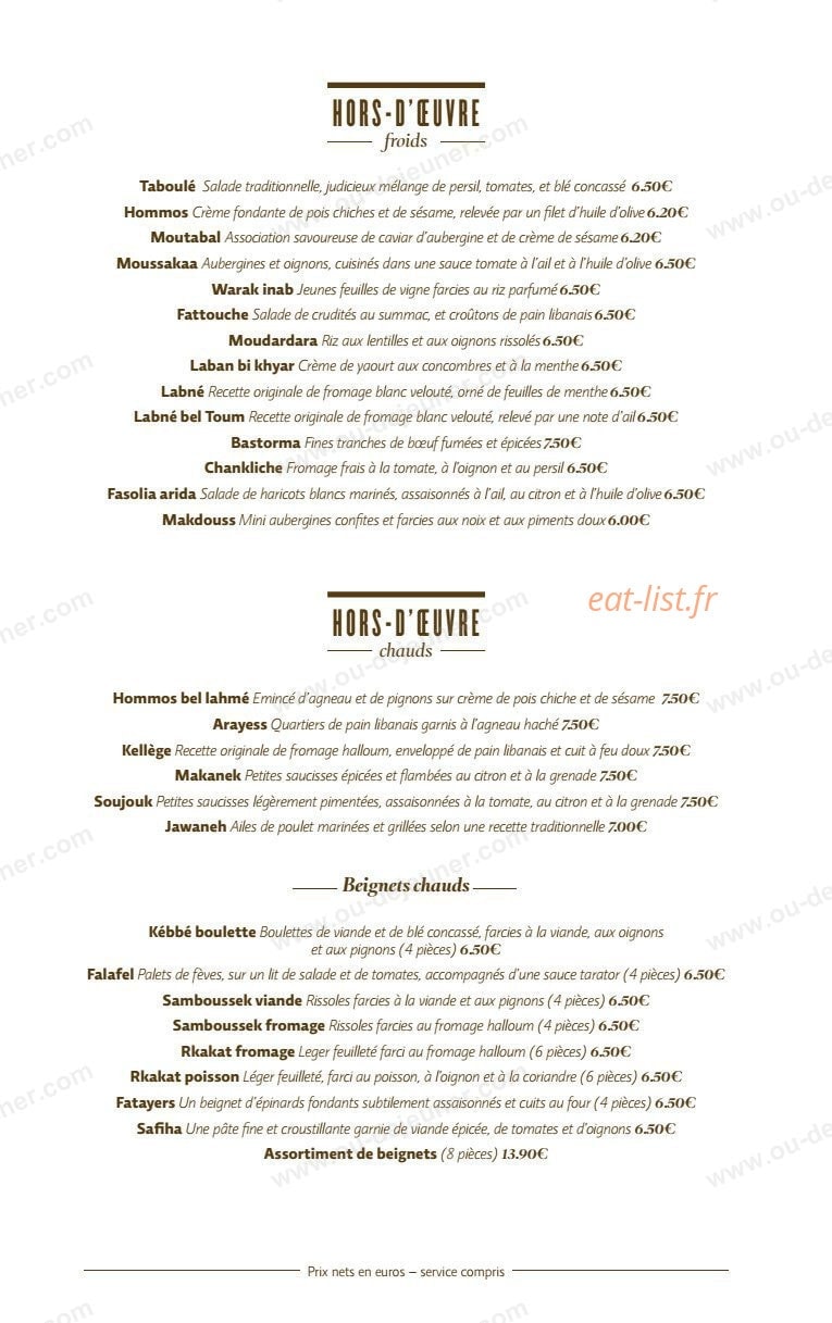 Al Siwan — carte page 4