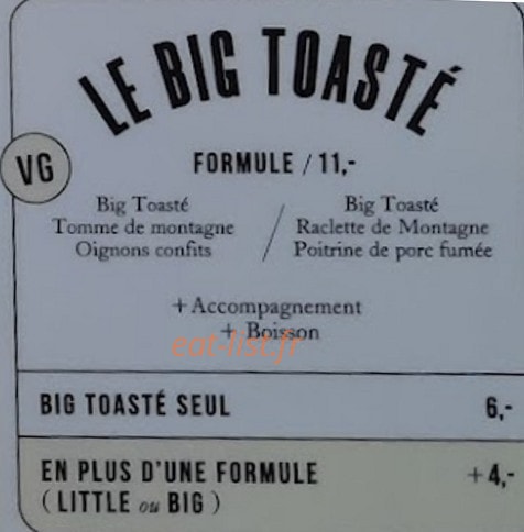 Big Fernand — carte page 4
