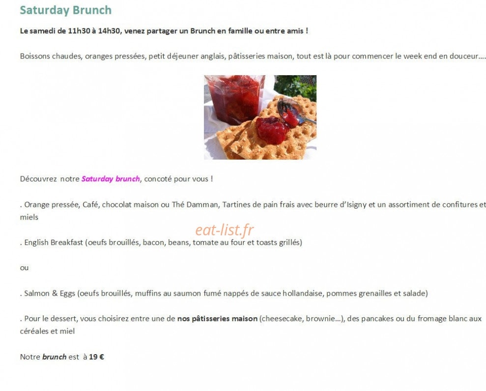 Café La Fleur — carte page 2