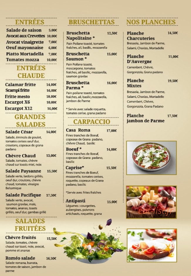 Casa Roma — carte page 3