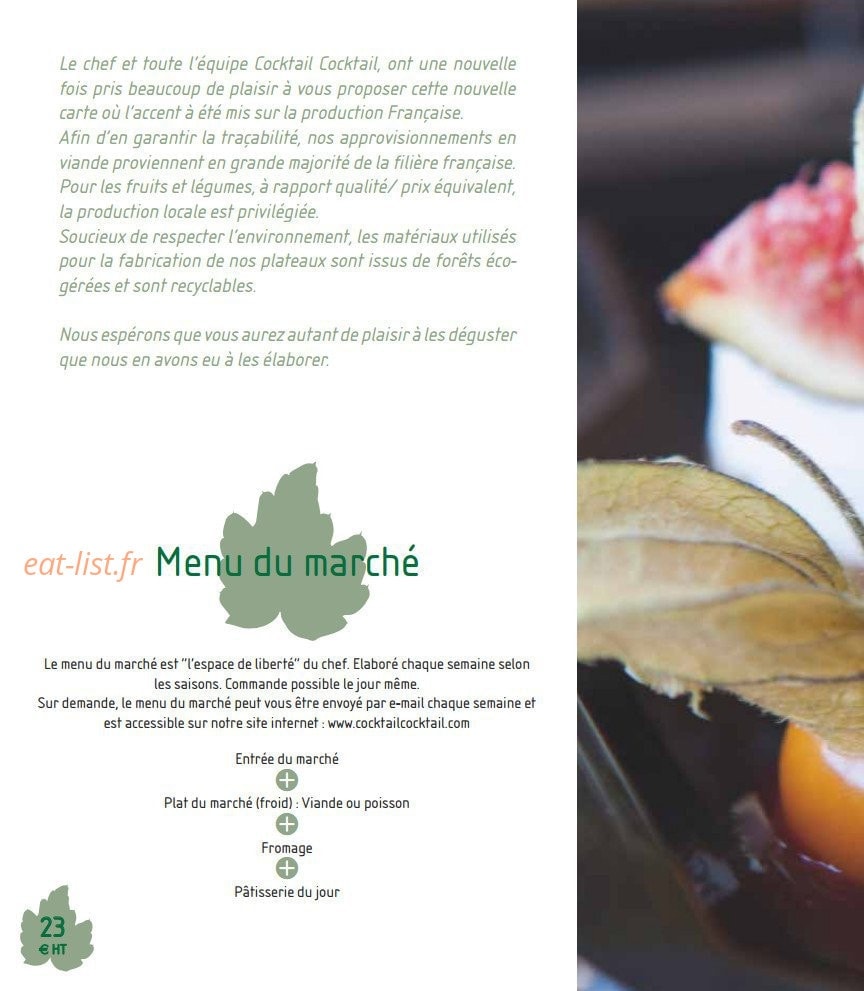 Cocktail cocktail — carte page 4