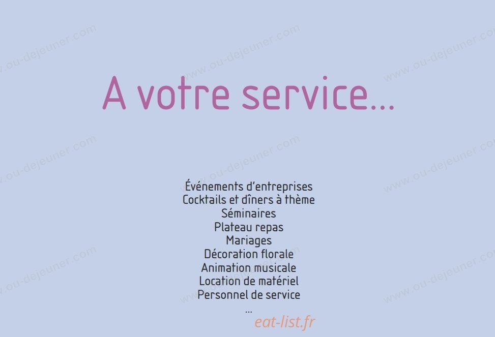 Cocktail cocktail — carte page 16