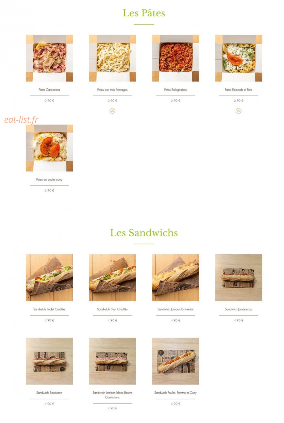 Cosy — carte page 3