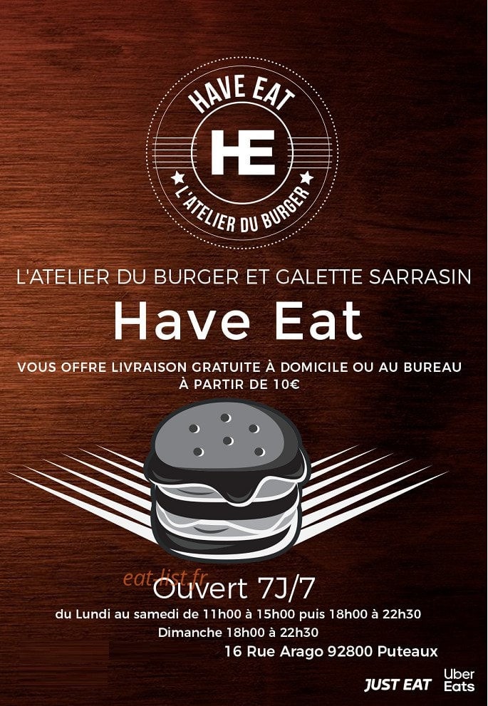 Have eat — carte page 1