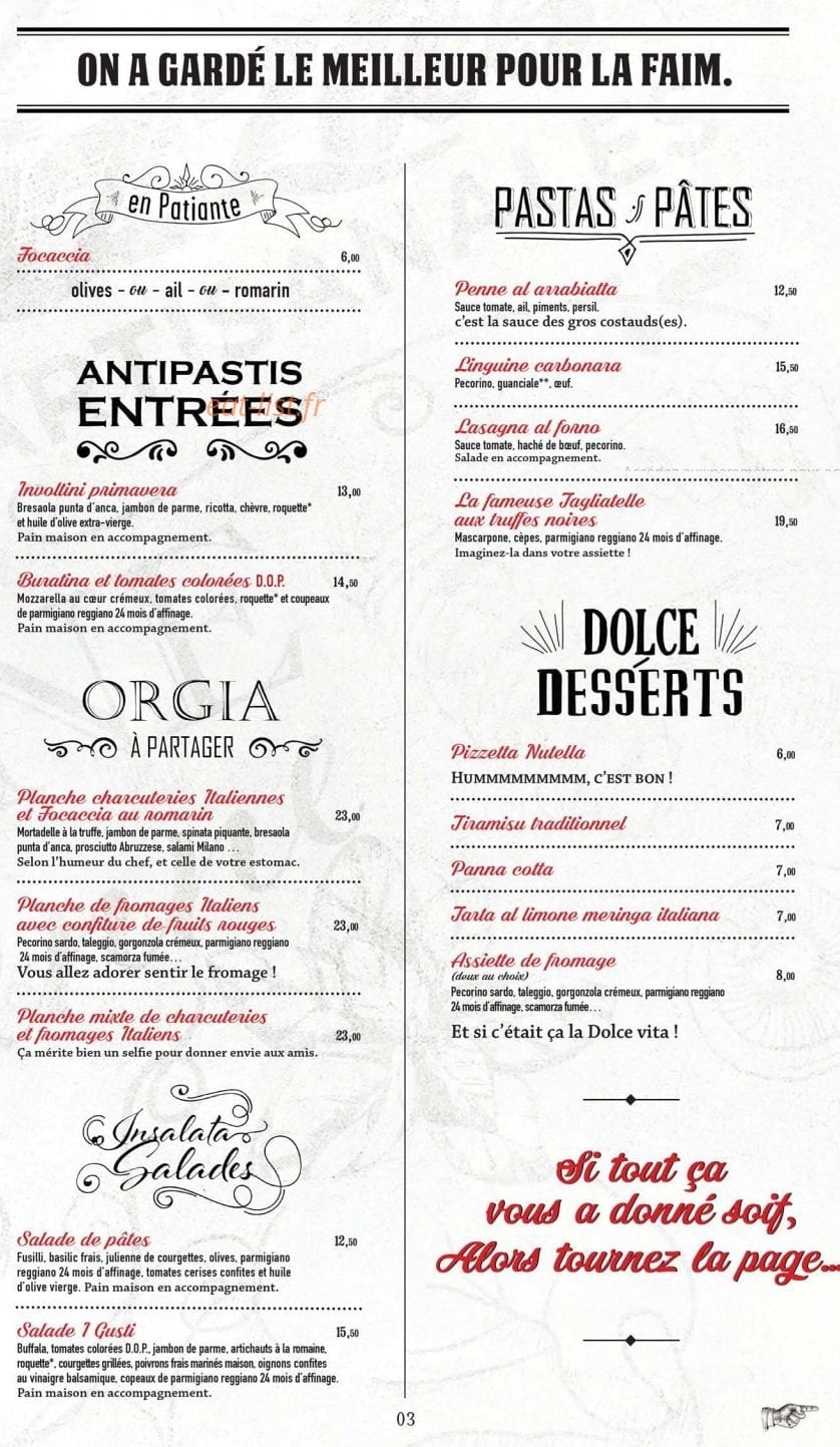 I Gusti D'Italia — carte page 3