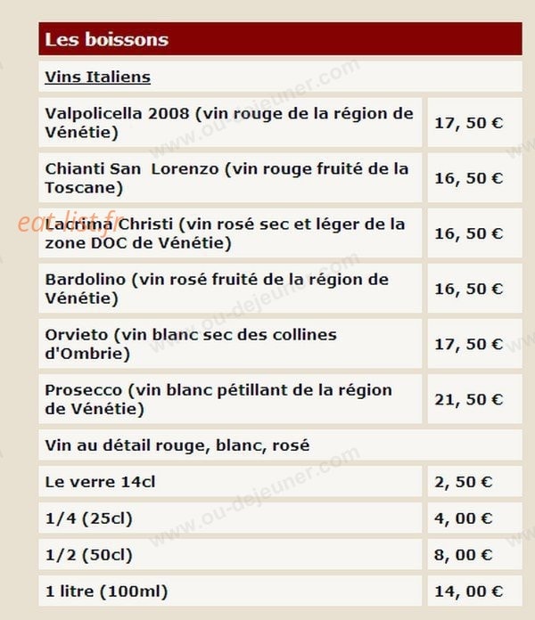 Il Castello — carte page 7