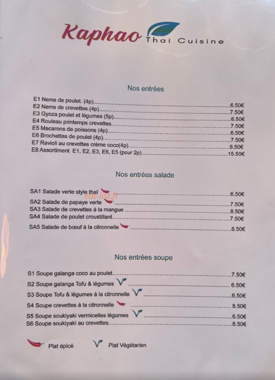 Kaphao — carte page 1