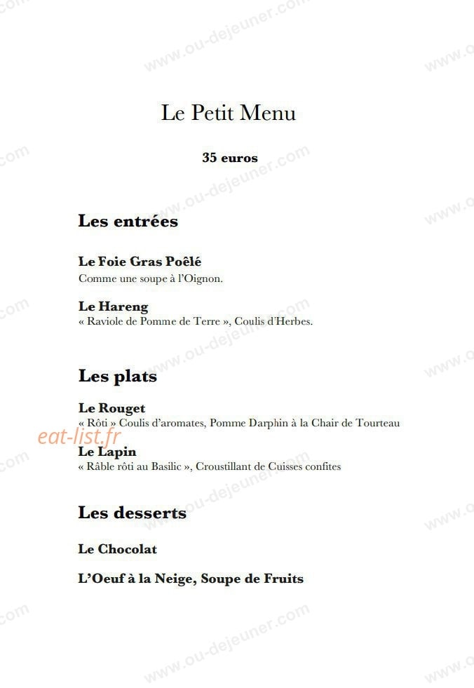 L'Escargot — carte page 2