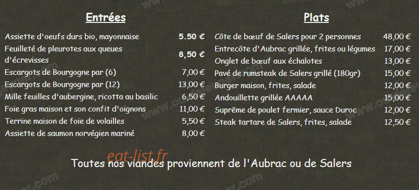 La Coupole d'Argent — carte page 1