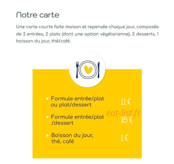 La Salle à Manger La Défense — carte page 1