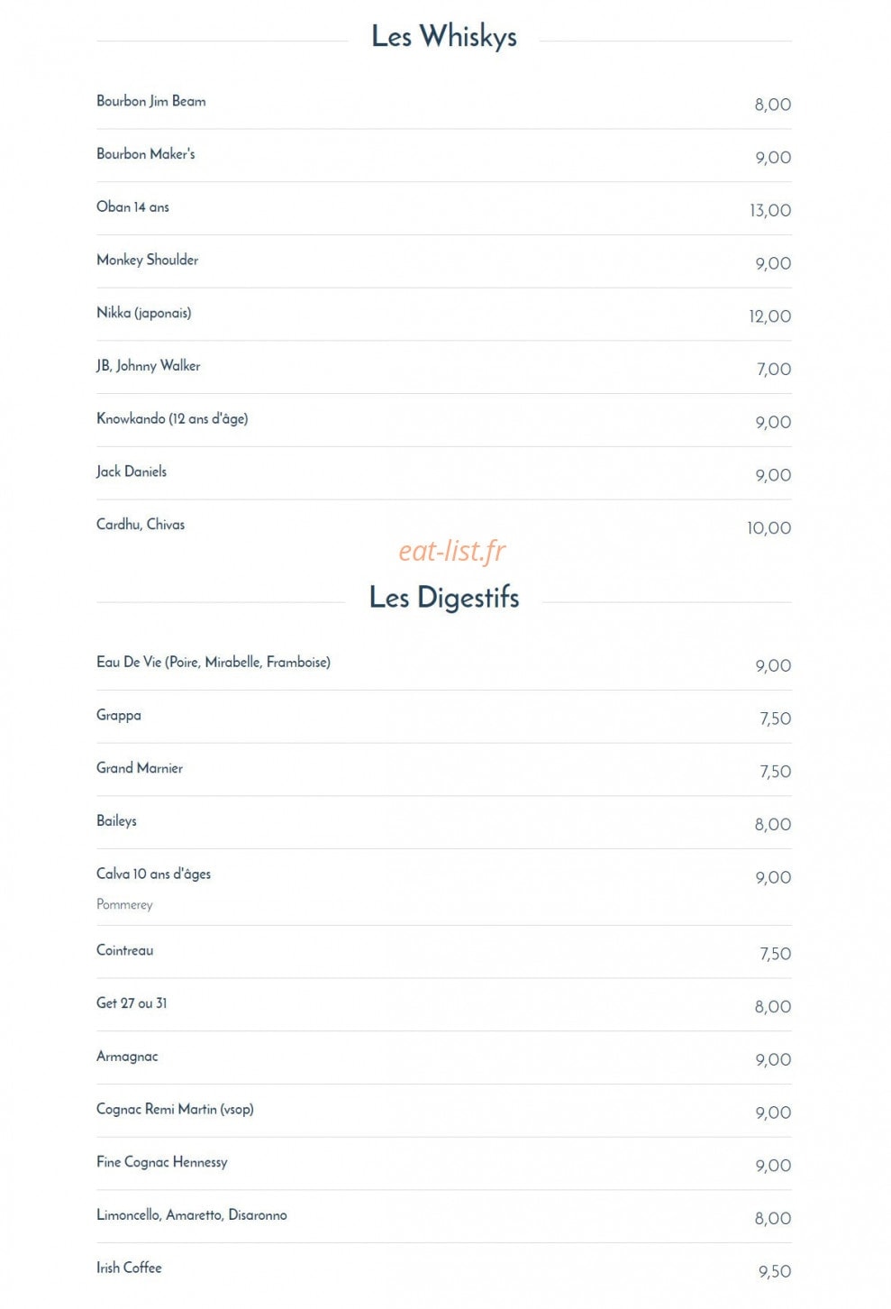 Le Flore — carte page 5