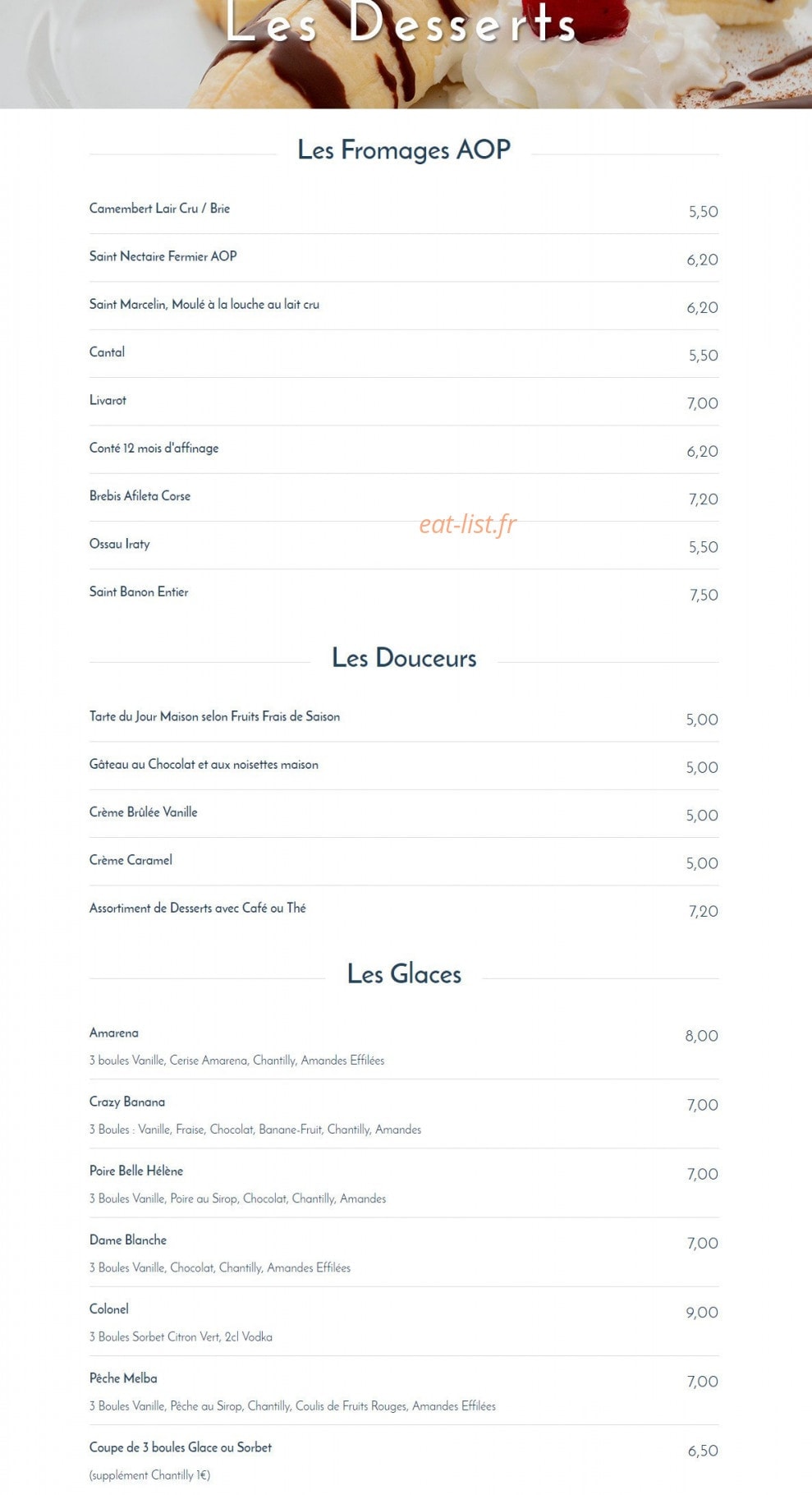 Le Flore — carte page 13