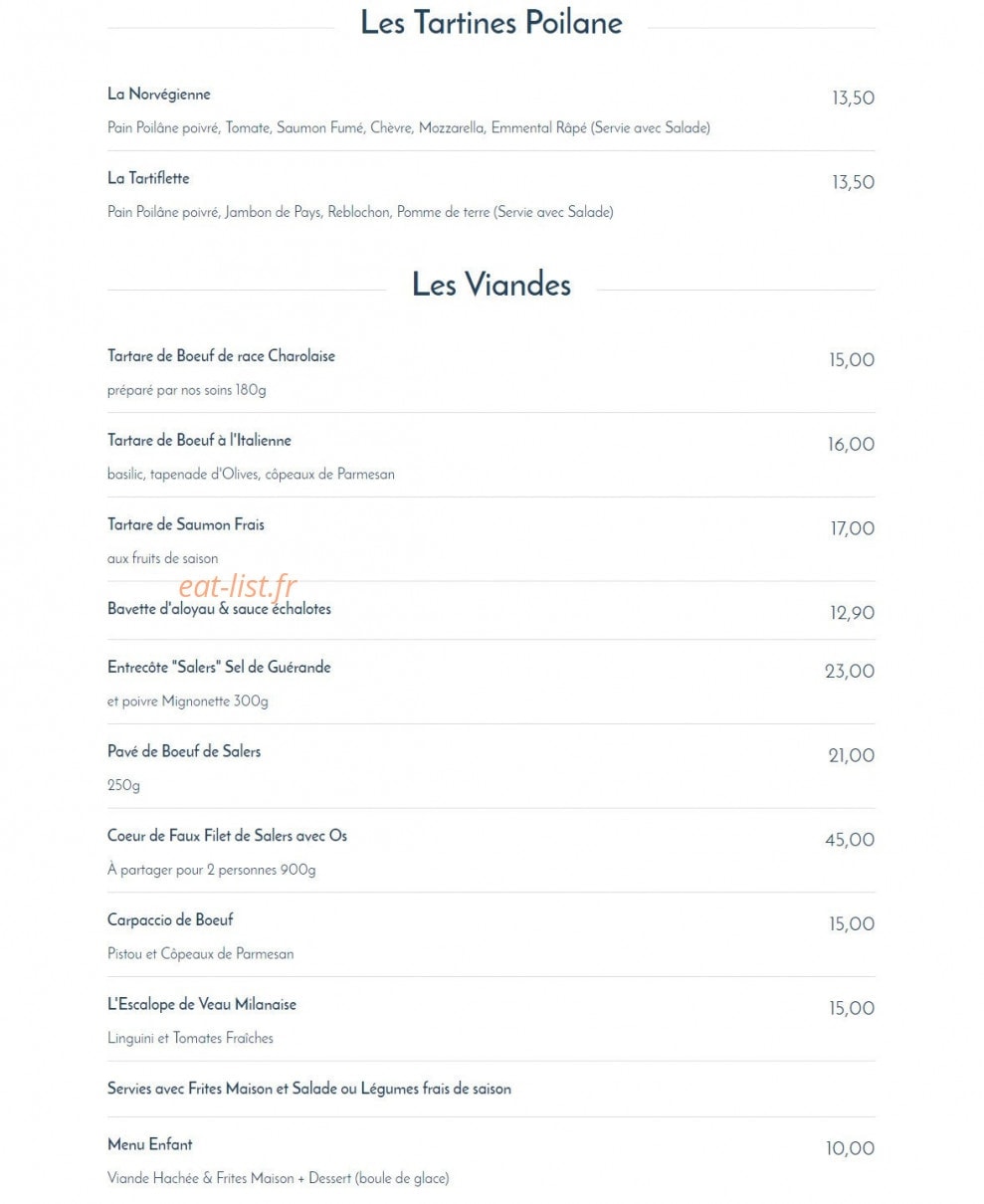 Le Flore — carte page 11