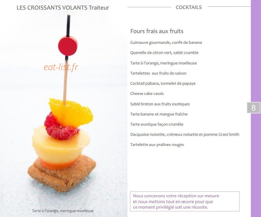 Les croissants volants — carte page 56