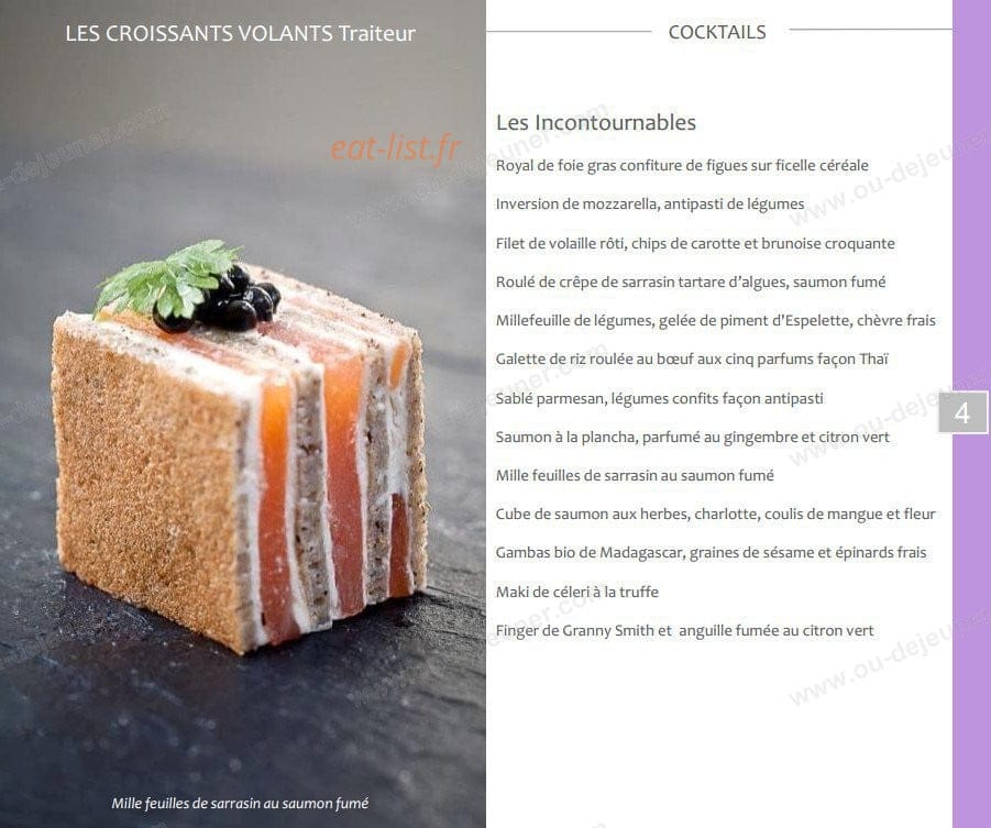 Les croissants volants — carte page 52