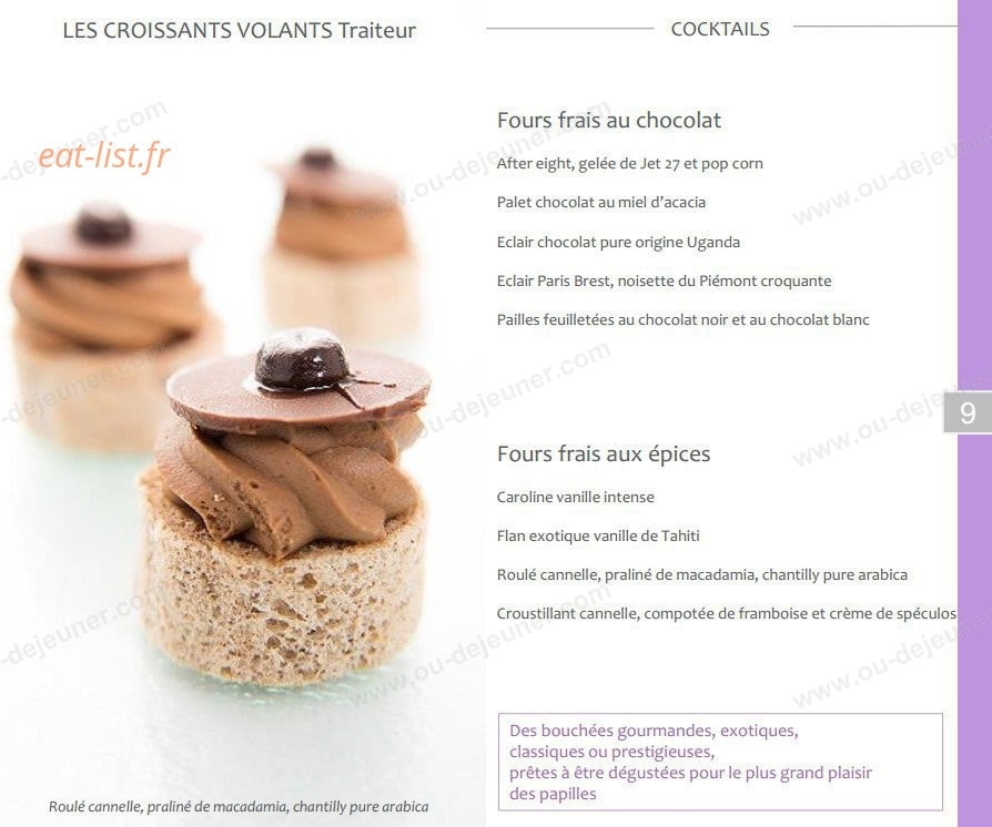 Les croissants volants — carte page 57